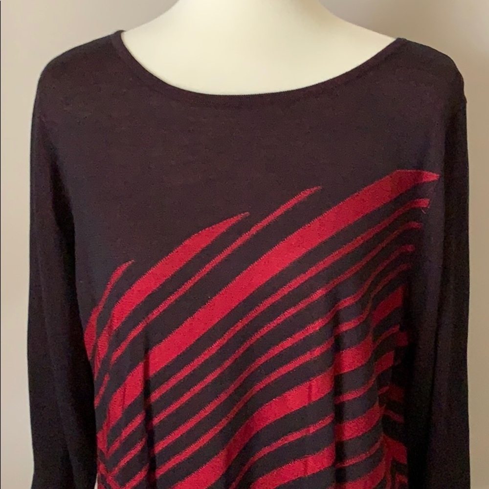 NEW WITH‎ TAGS * Dana Buchman * Size XL * Black Red - Picture 2 of 8